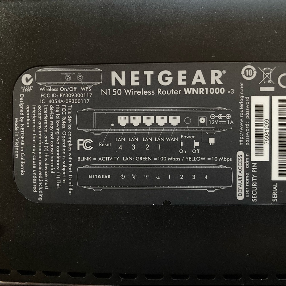 NETGEAR N150 wireless router. - Picture 3 of 7